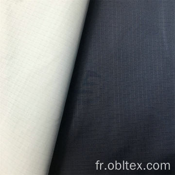 OBLMW001 100% de ripstop en polyester avec PU White